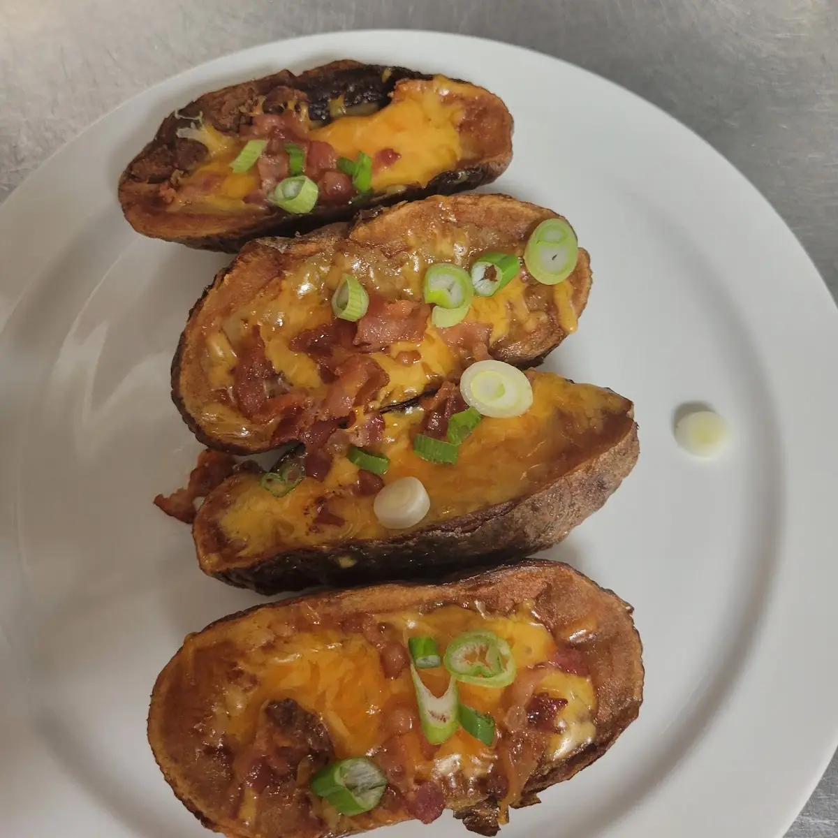 Potato Skins Bacon Cheddar