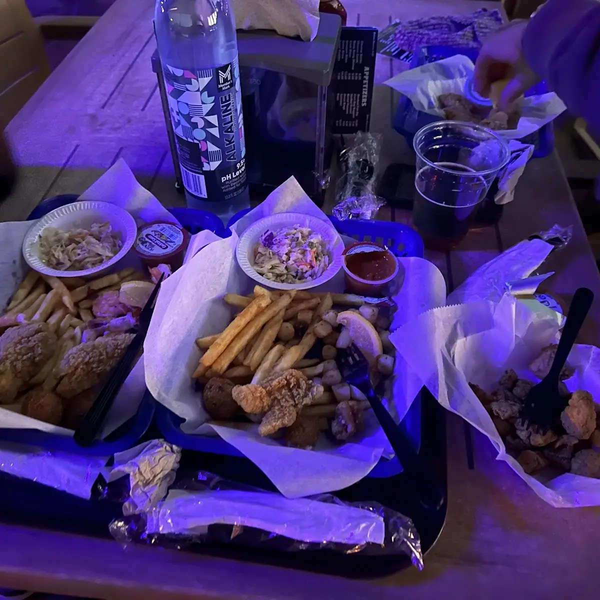 Shrimp Fish and Gator Bites