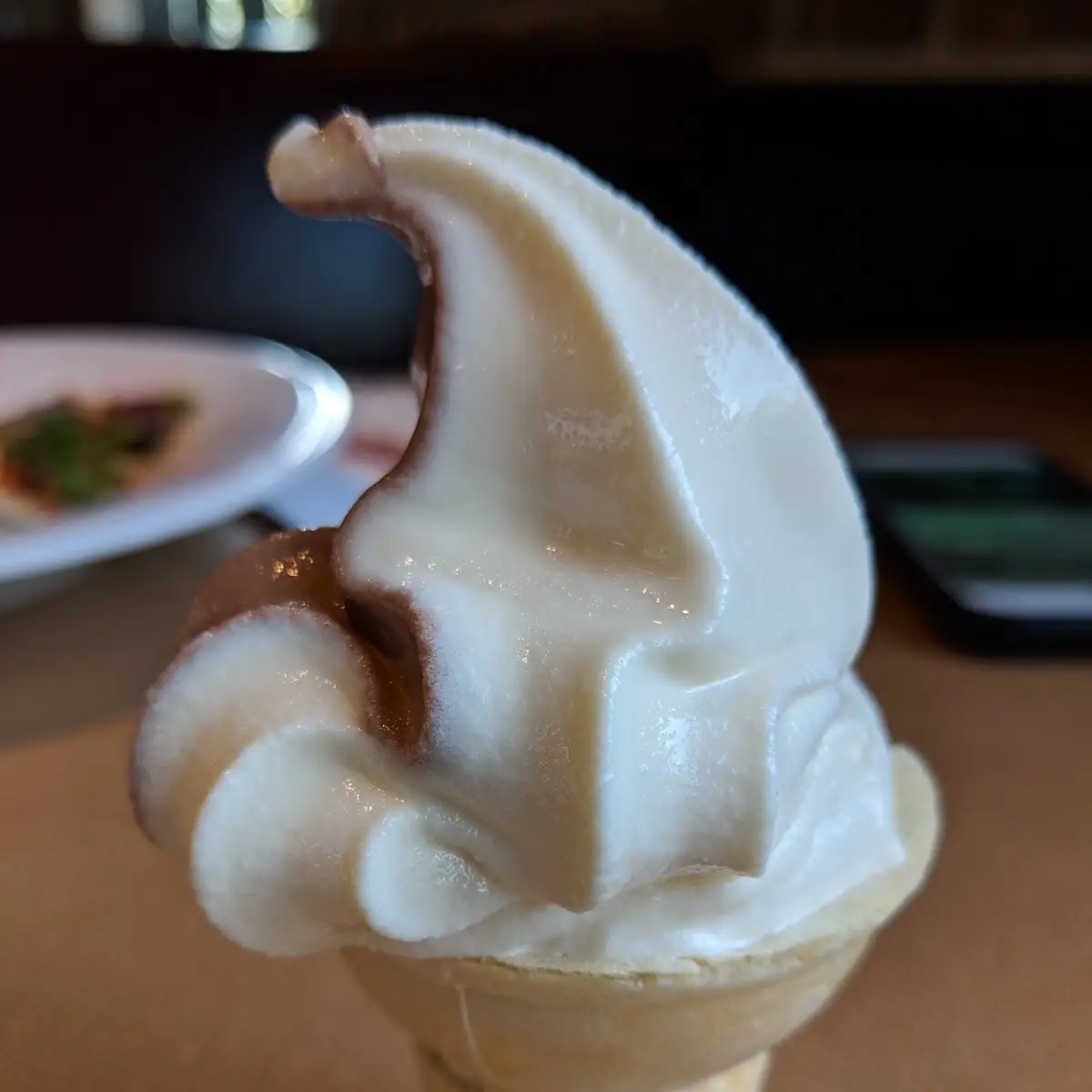 Chocolate & Vanilla Ice Cream Swirl