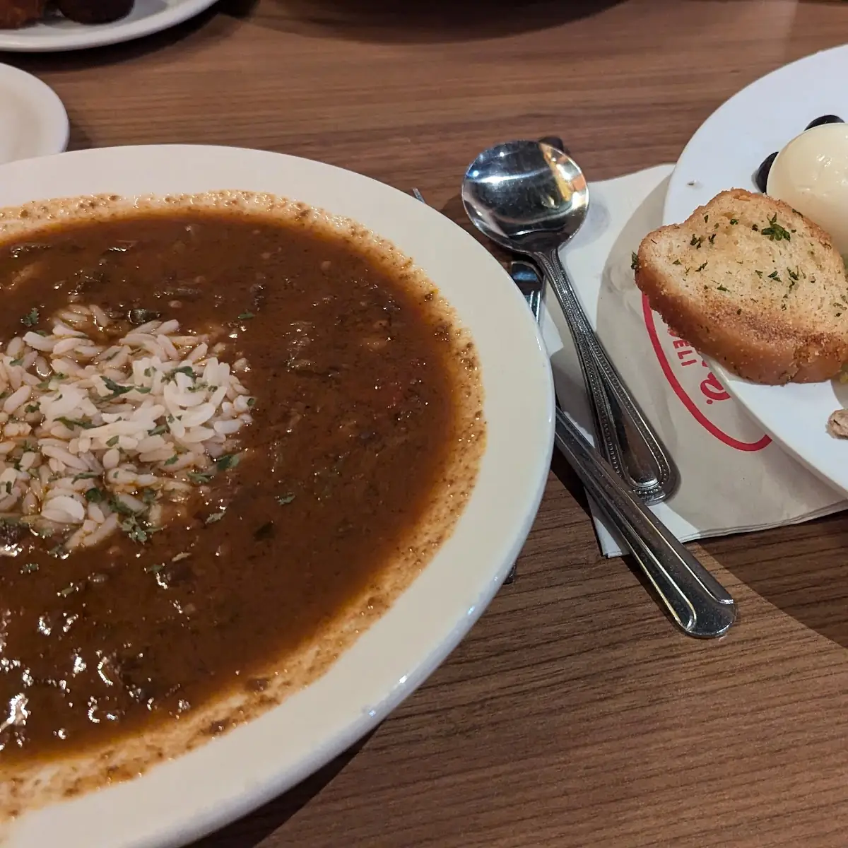Salad Bar and Gumbo