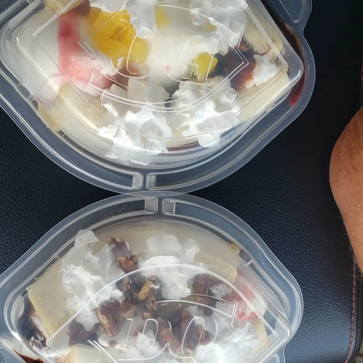 Banana Split with Pecans