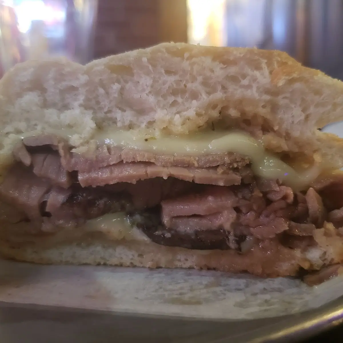 Hot Roast Beef & Cheese