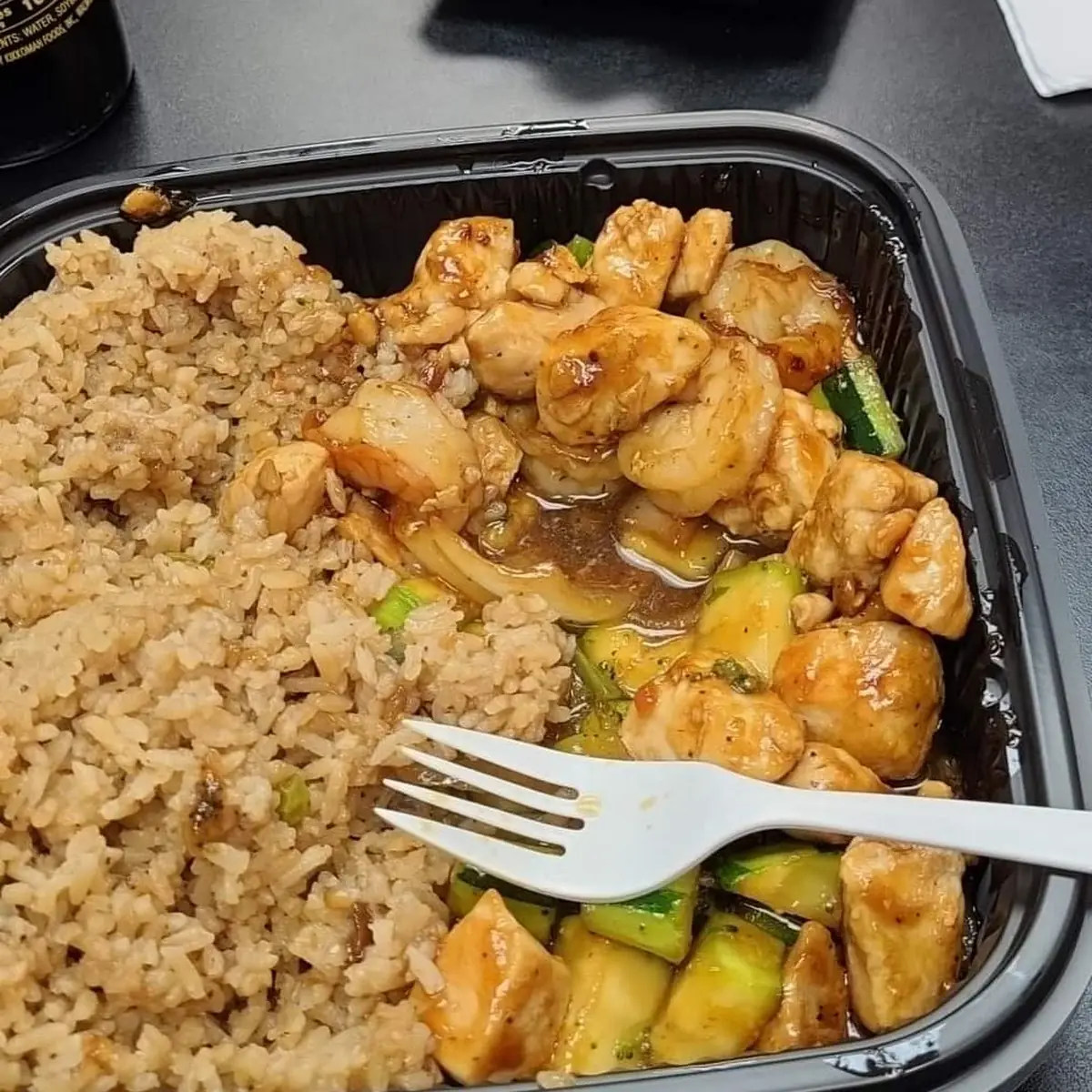 Chicken & Shrimp w Rice
