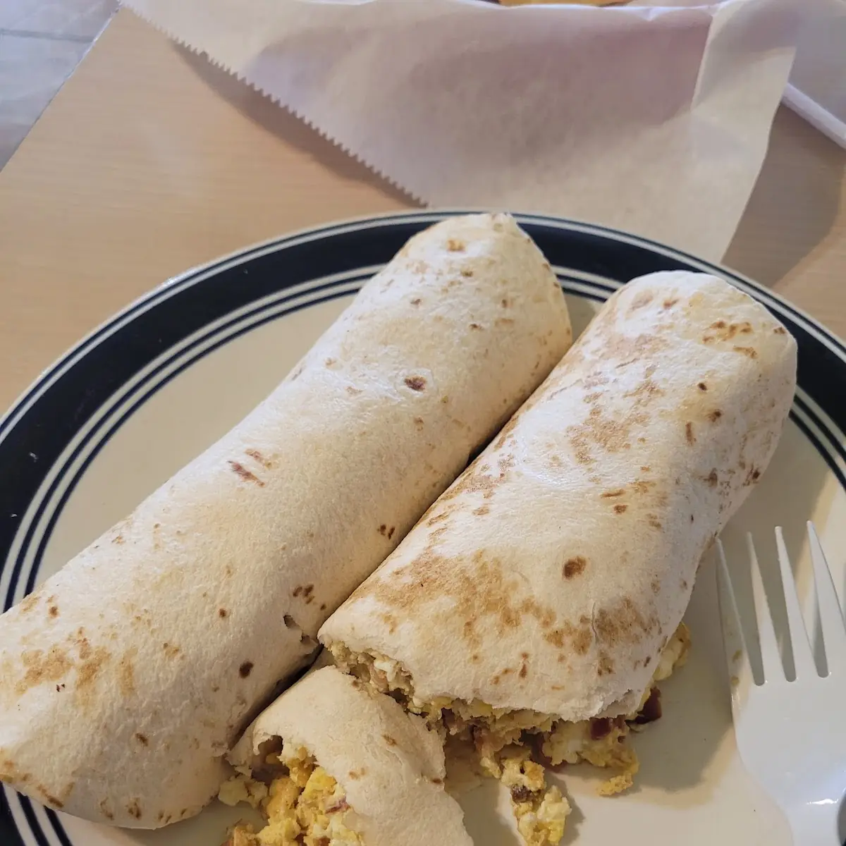 Bacon & Egg Burritos