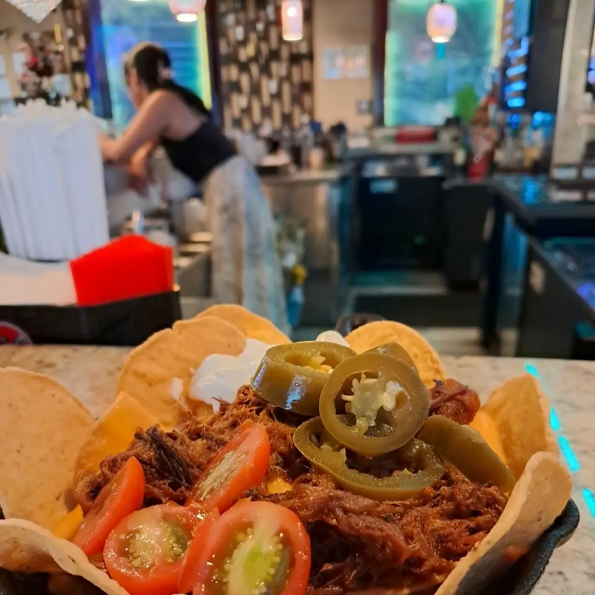 Pulled Pork Nachos or Cheese Fries