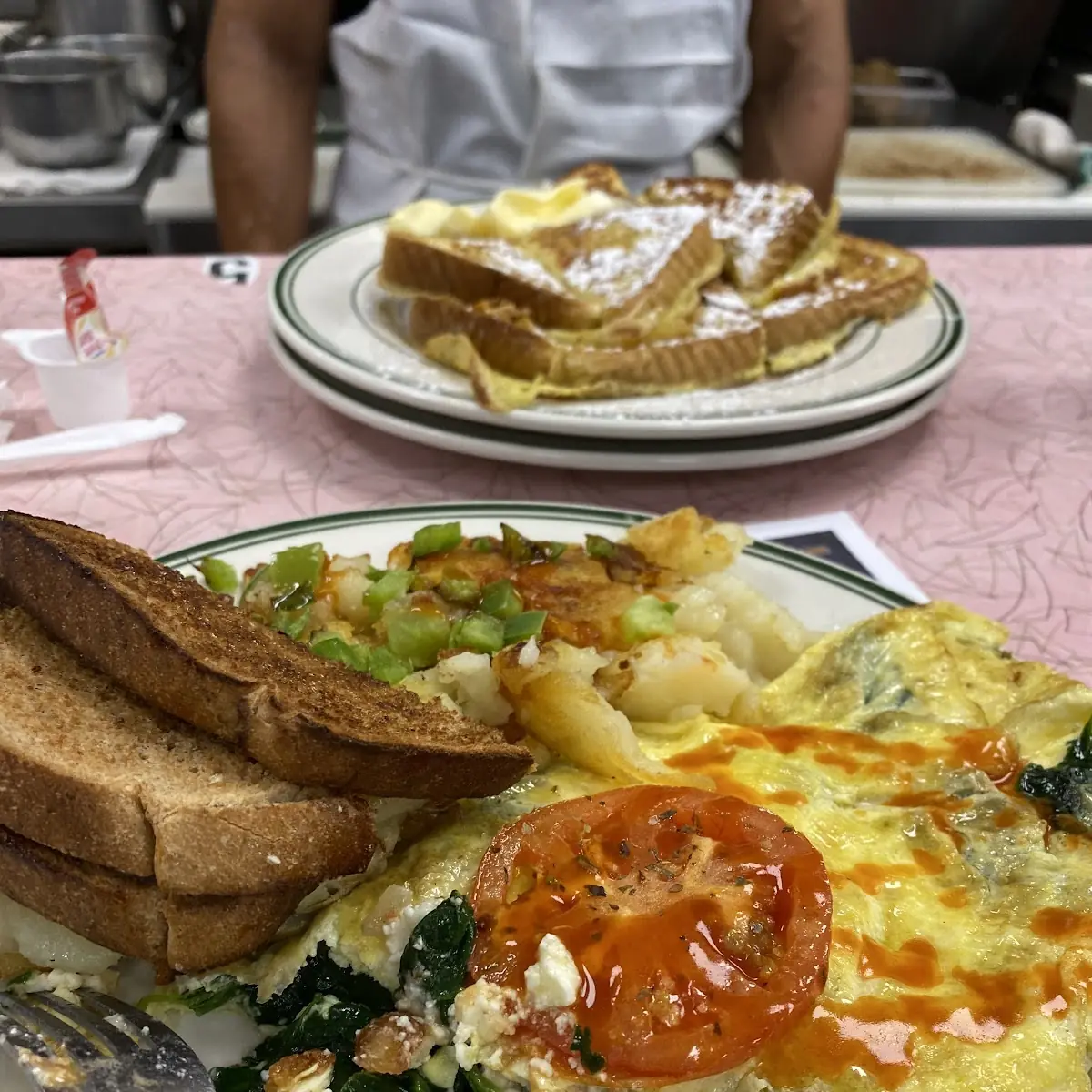 Spinach Omelette