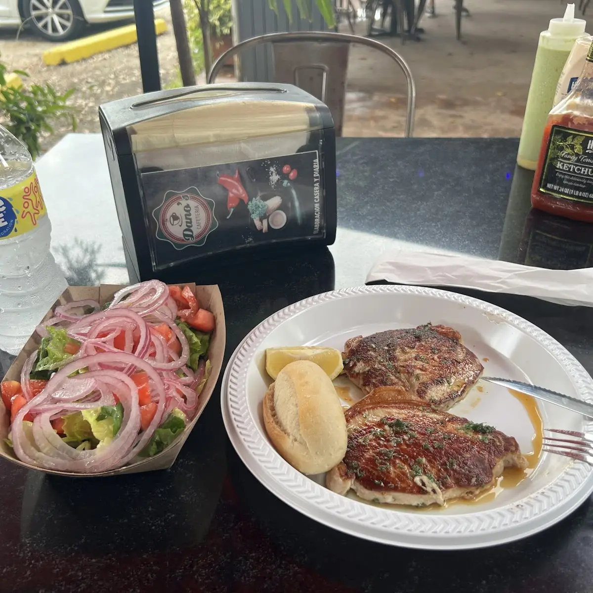 Pork Chops and Salad
