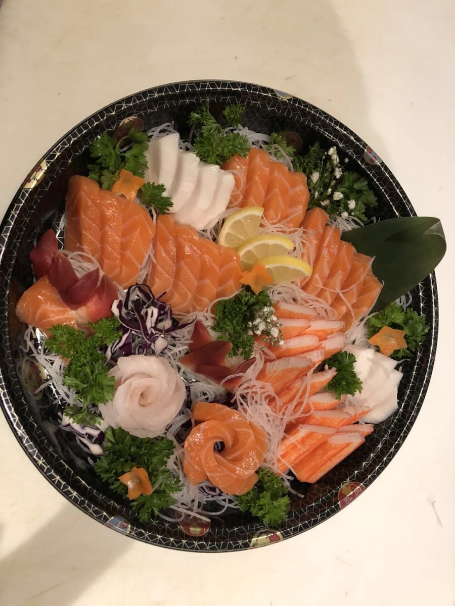 Sashimi Party Tray 50pcs, Kinhao Sushi