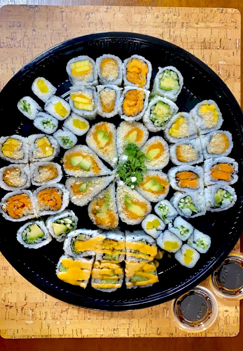 Veg Sushi Platter, Kinhao Sushi