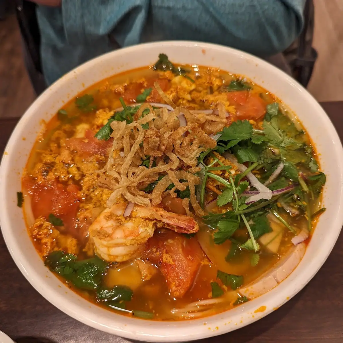 Crab Noodle Soup With