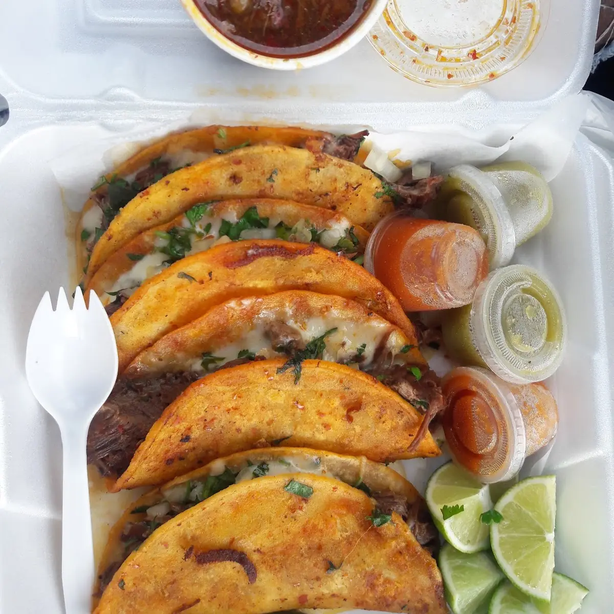 Rolled Tacos Tamal Combo
