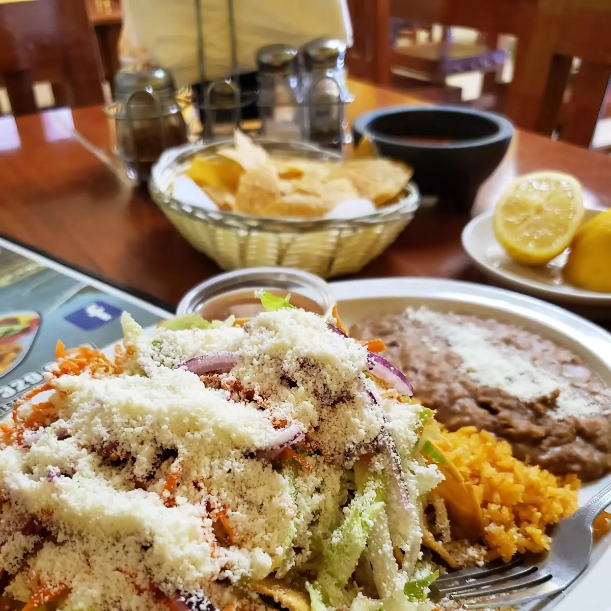 Chicken Tacos Combo Plate
