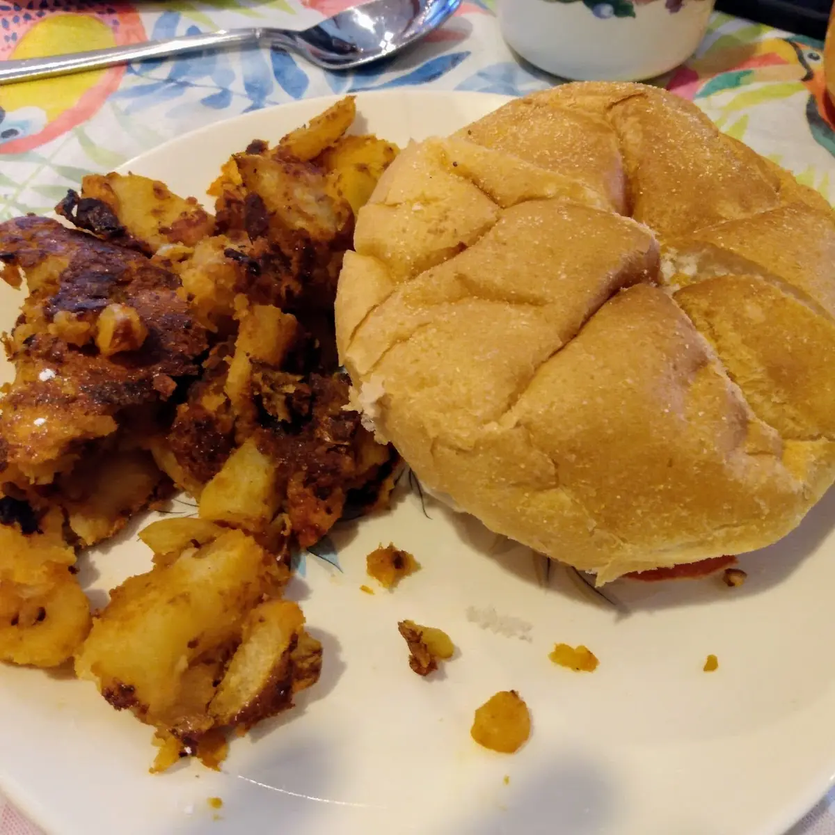 Pork Roll Egg and Cheese Sandwich