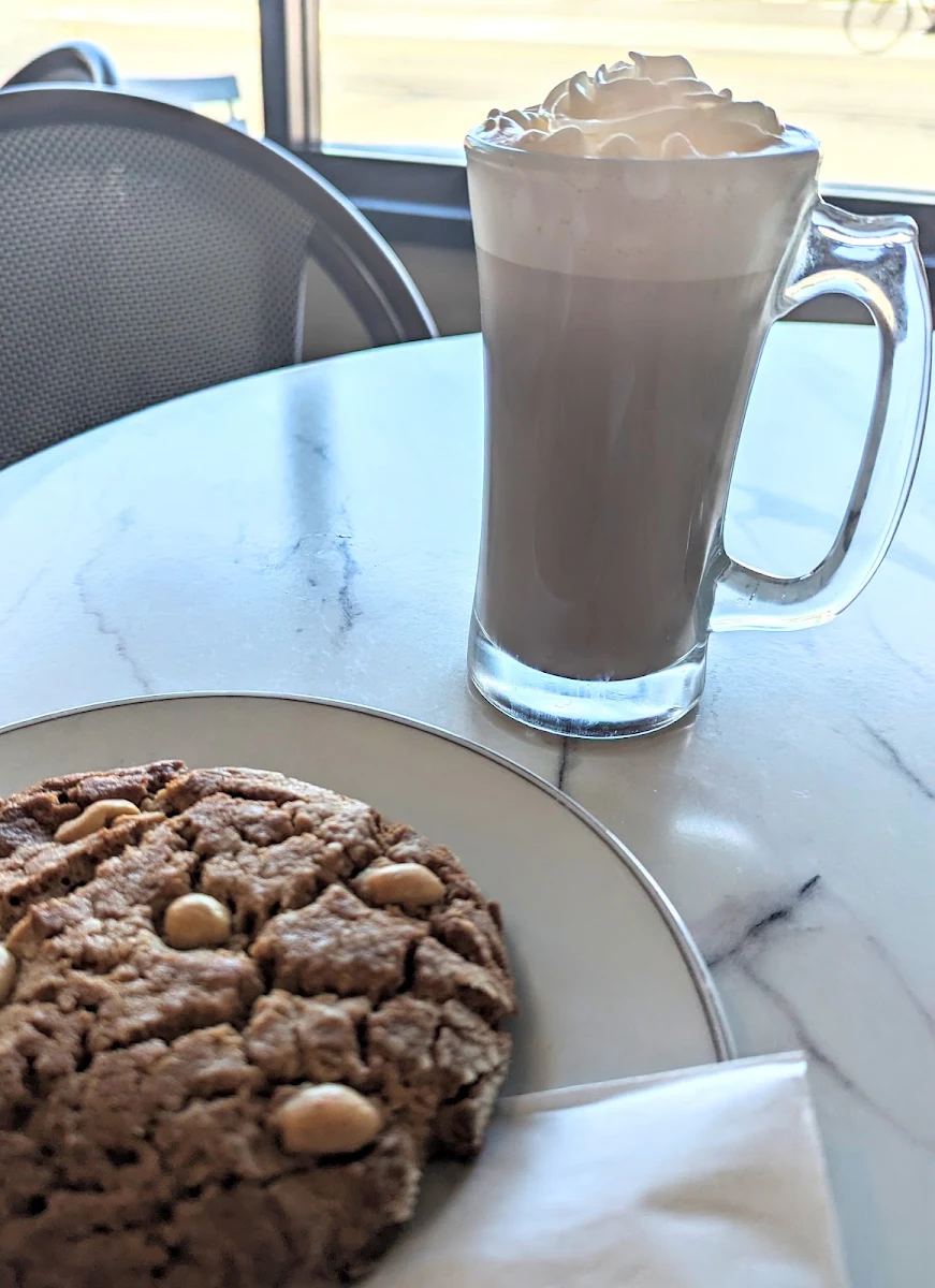 Mocha and Peanut Butter Cookie