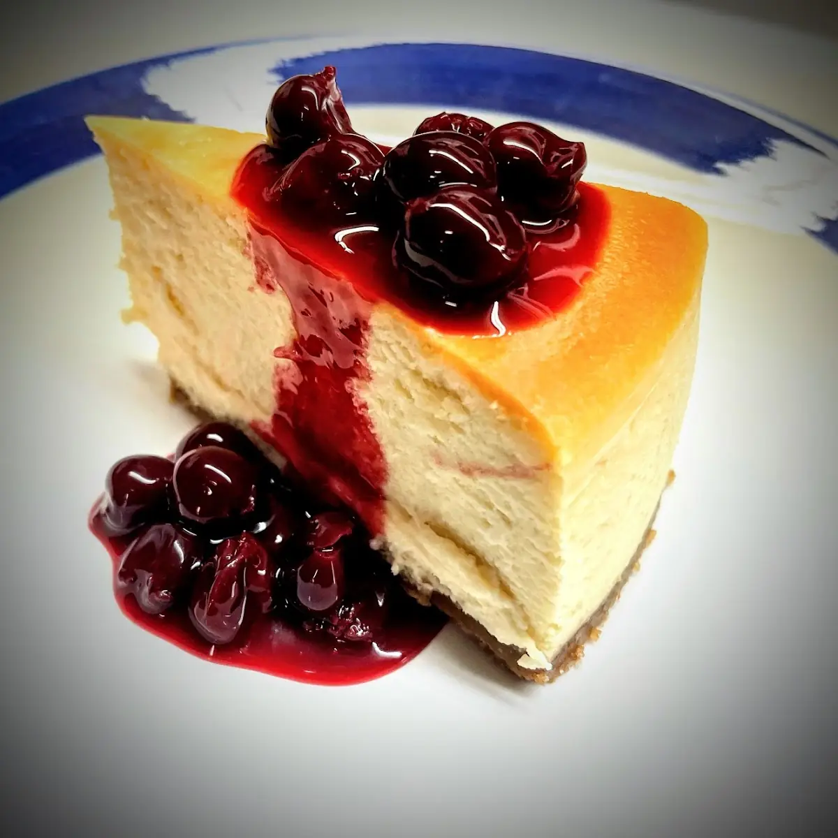 Cherry New York Style Cheesecake