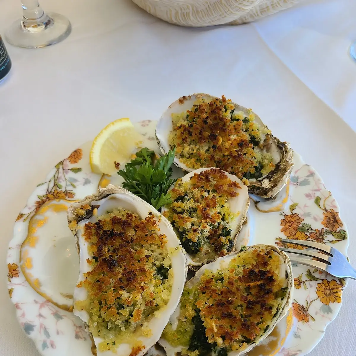 Oysters Rockefeller