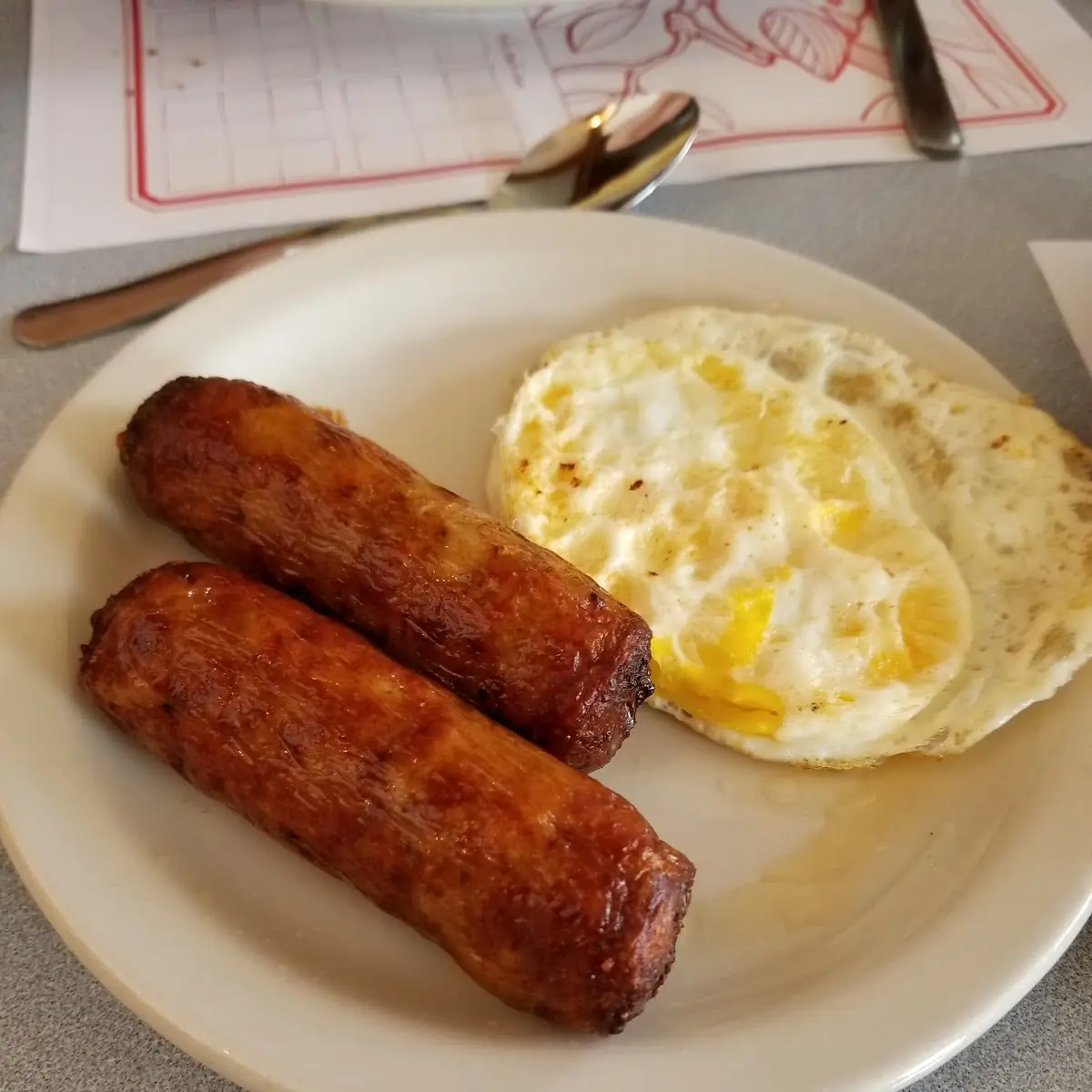 Eggs and Sausage Links