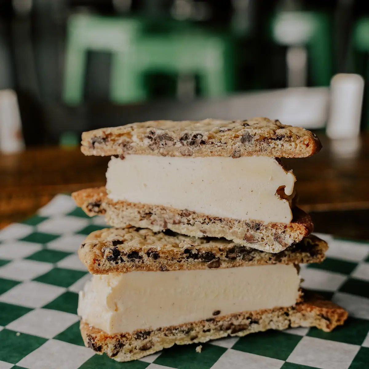 Chocolate Chip Ice Cream Sandwich