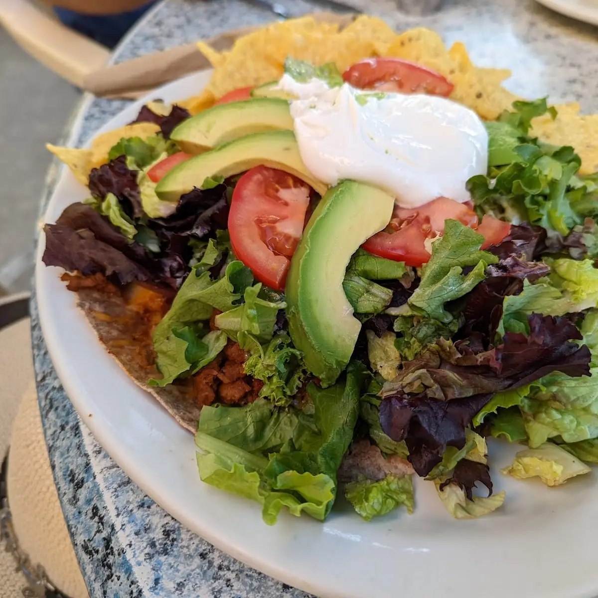Corn Tortillas and Side Salad With