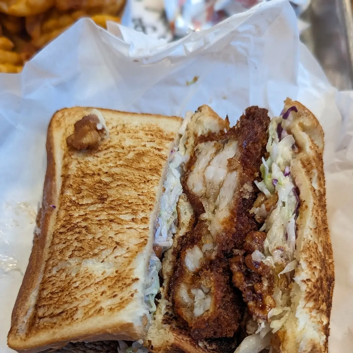 Honey Walnut Katsu Sando