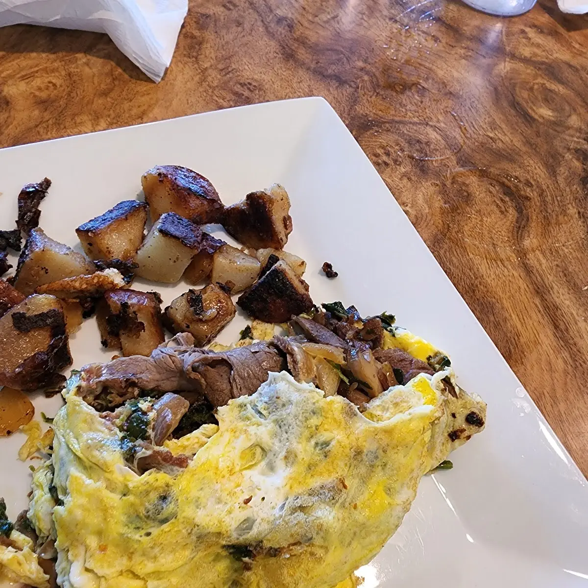 Prime Rib Omelet