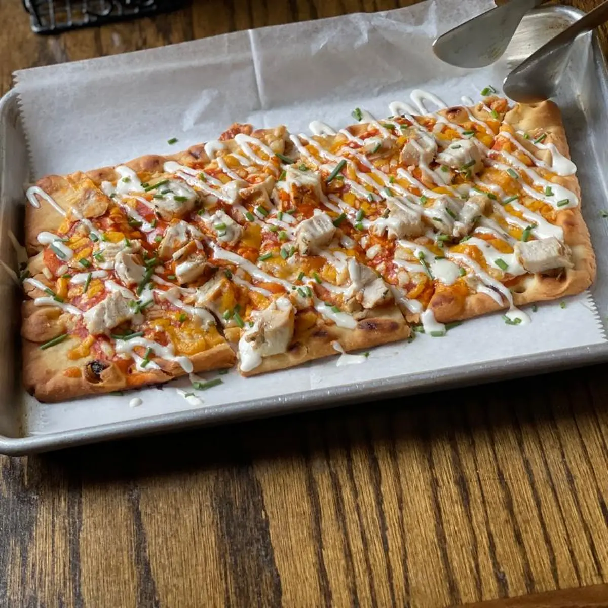 Buffalo Chicken Flatbread