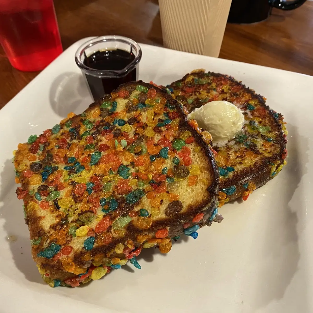 Fruity Pebble French Toast