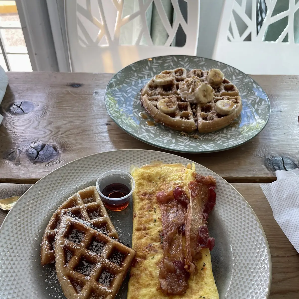 Omelette and Waffles