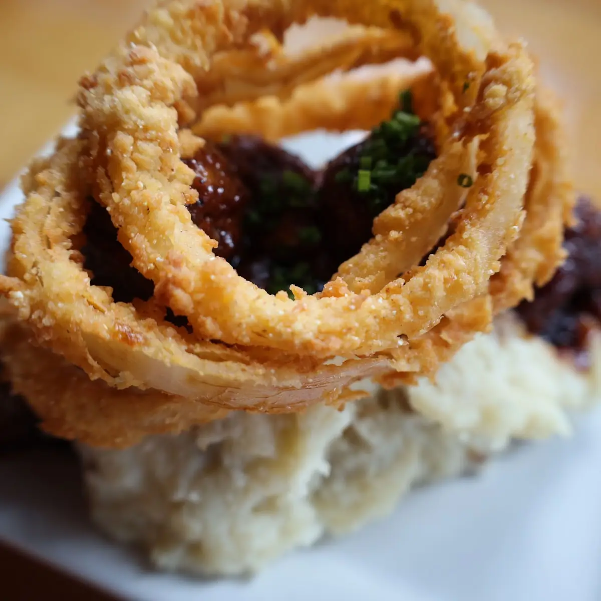 Side Hot Sauce Fried Onion Rings