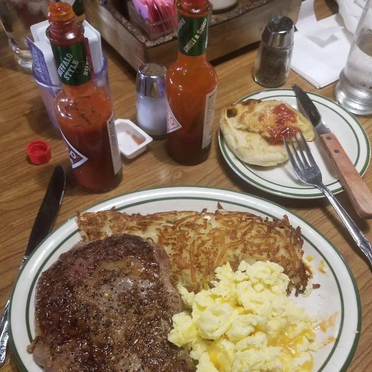 Rib Eye Steak & Eggs