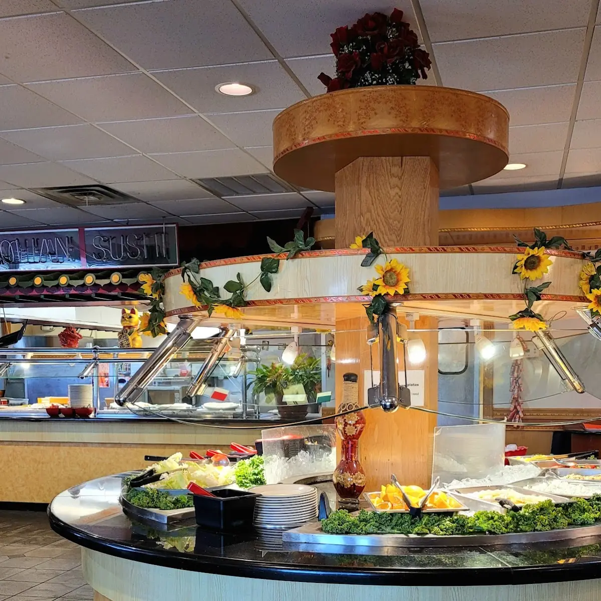 Salad Bar and Sushi Bar