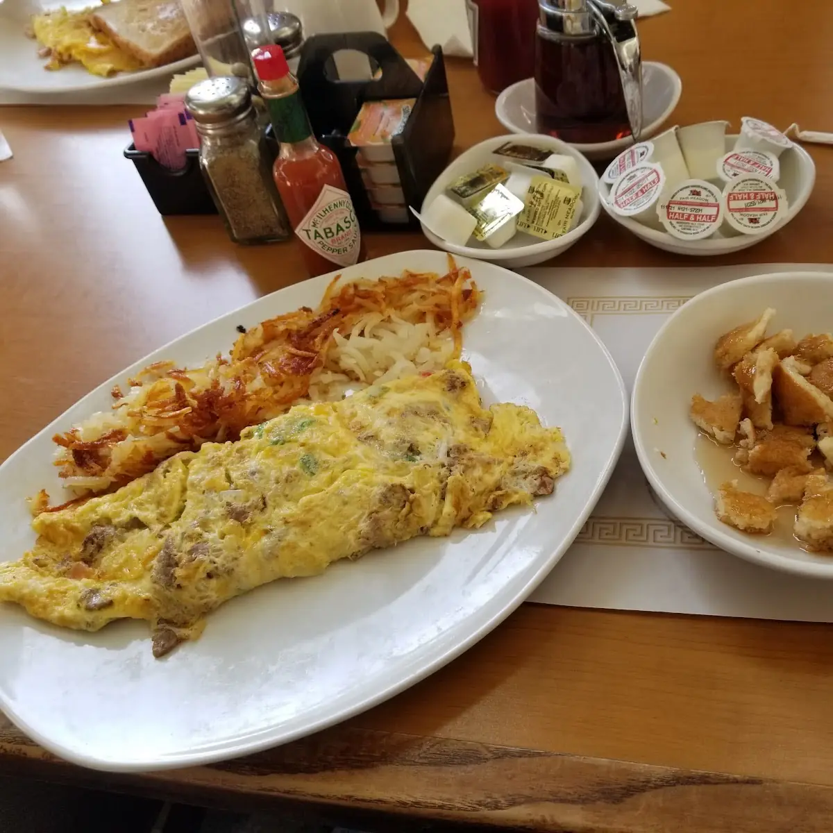 Philly Cheesesteak Omelette