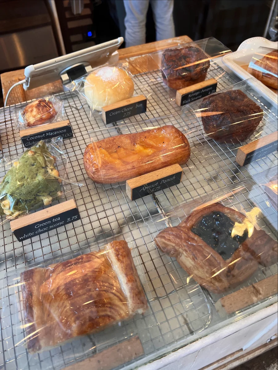 Assorted Pastries Display