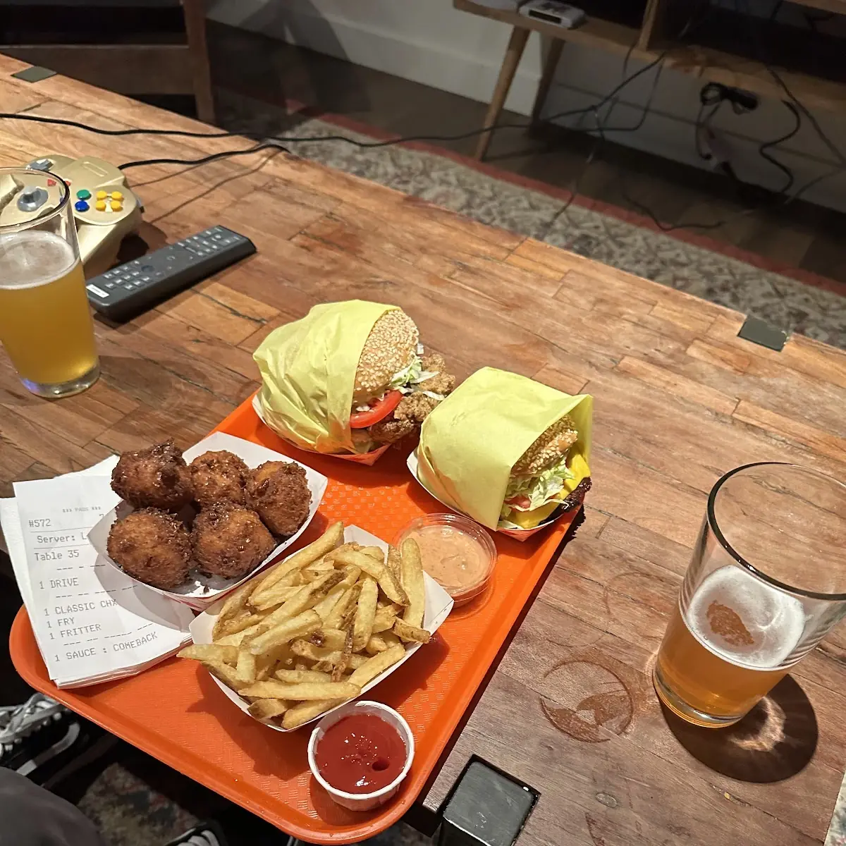 Burger and Chicken Burger