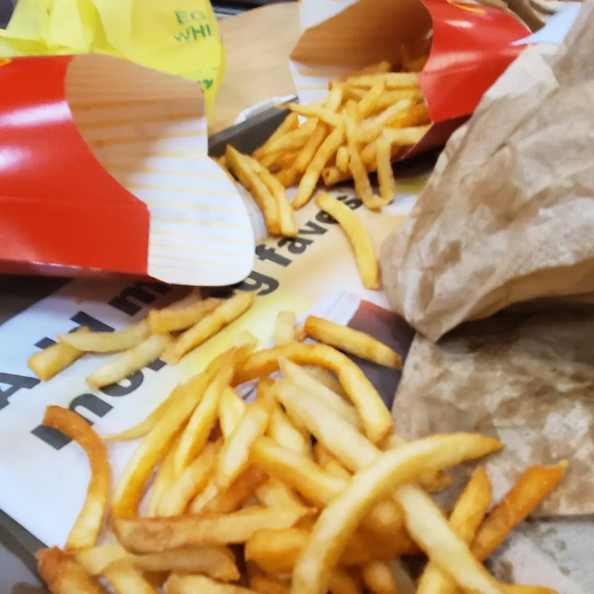 Over Cooked Fries That Were Fried 2x