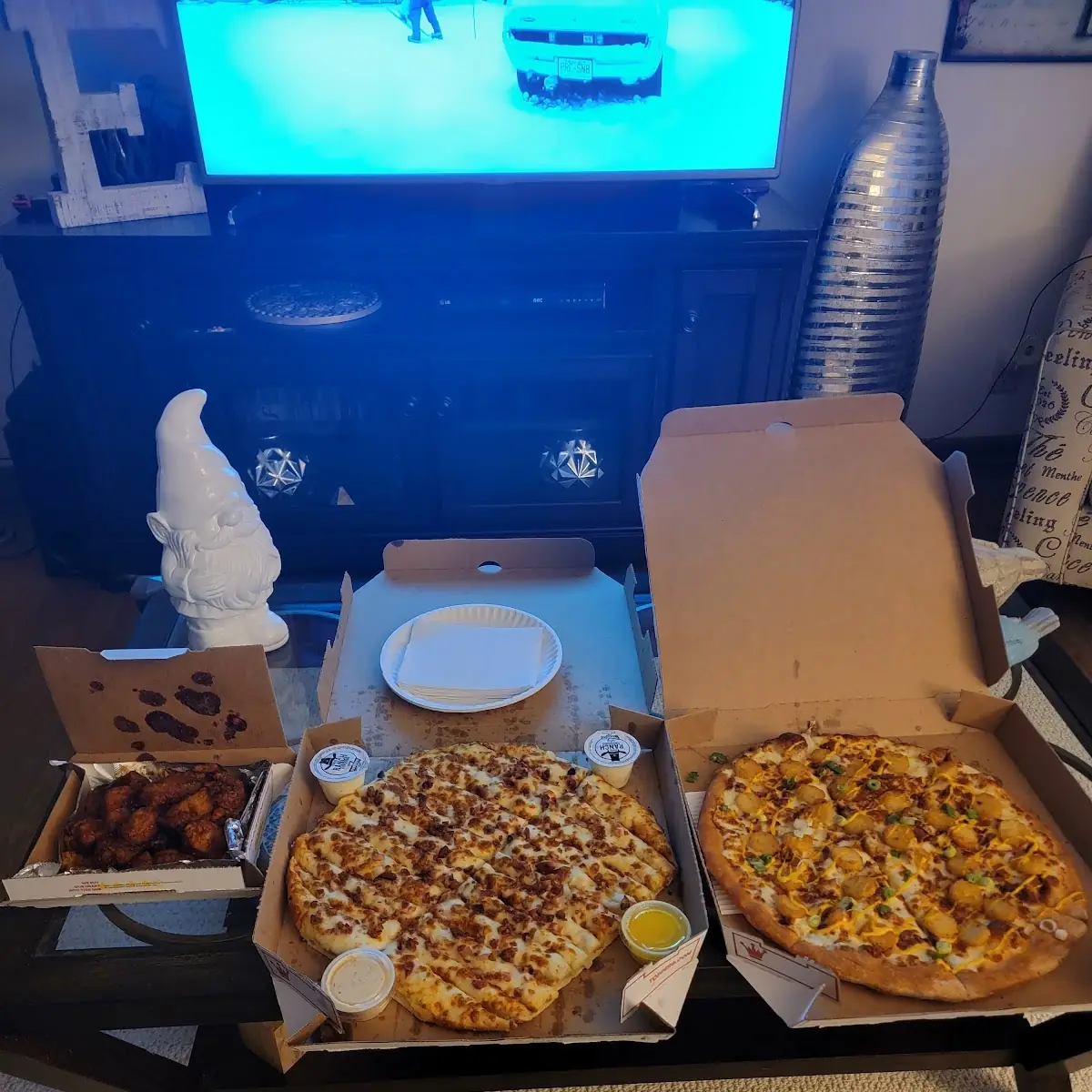 Tater Tots Meat Lovers Pizza Wings