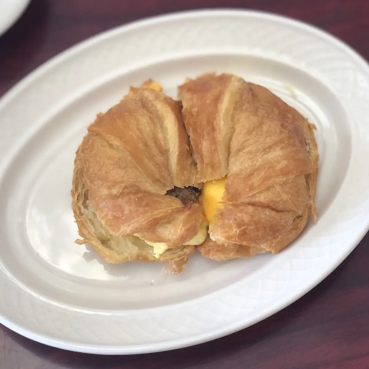 Croissant Breakfast Sandwich- Bacon
