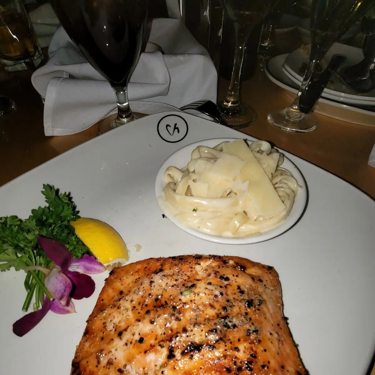 Salmon and Mashed Potatoes