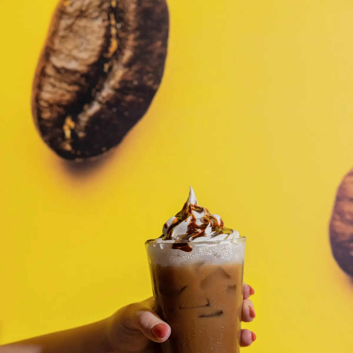 Chocolate Pistachio Iced Coffee
