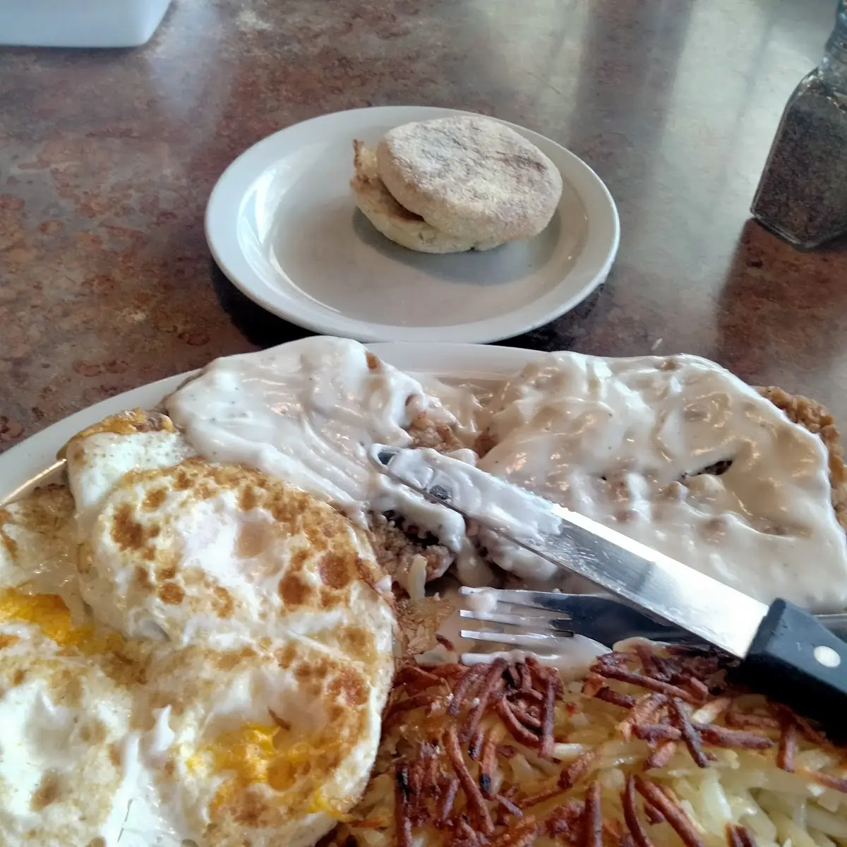 1 2 Chicken Fried Steak