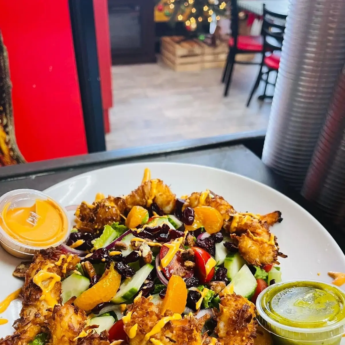 Coconut Shrimp Salad