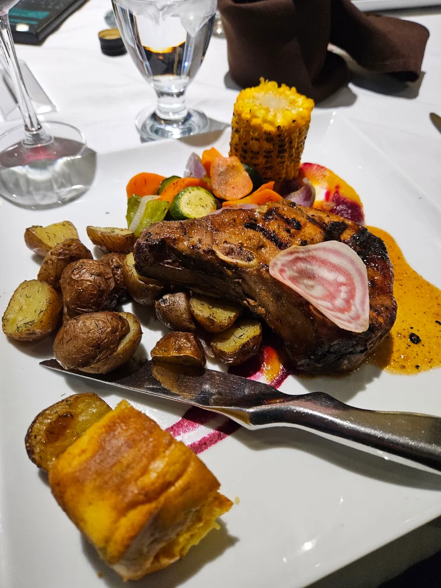 Apple Pork Chop, Four Seasons Restaurant & Lounge