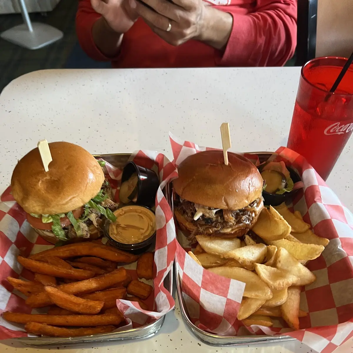 Pulled Pork Sandwich & Chicken Sandwich