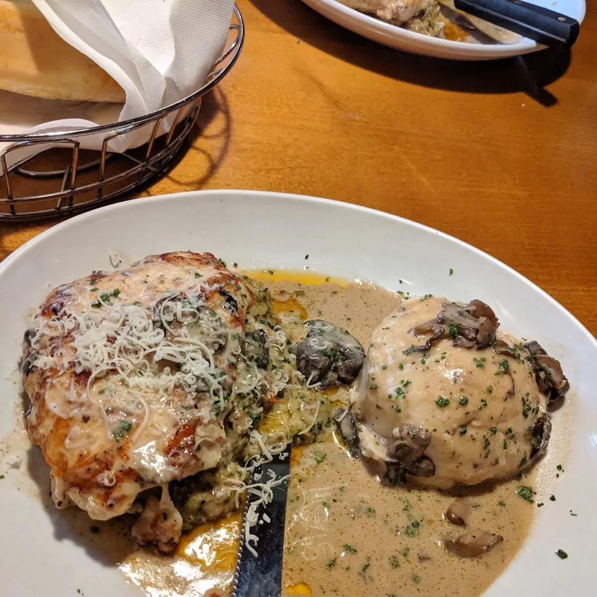 Stuffed Chicken Marsala