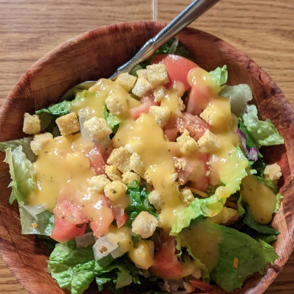 Dinner Salad with Italian Dressing