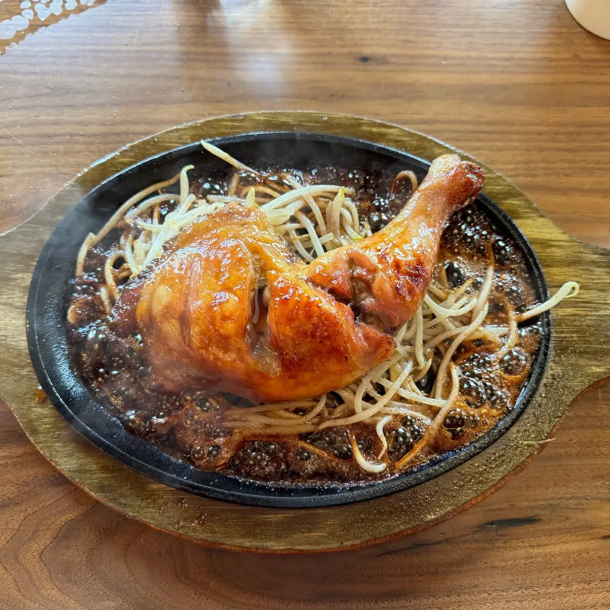 Grilled Chicken Leg Teishoku