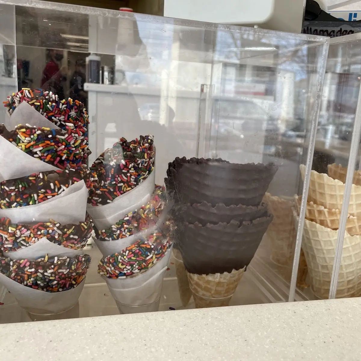 Chocolate Dipped Waffle Cone