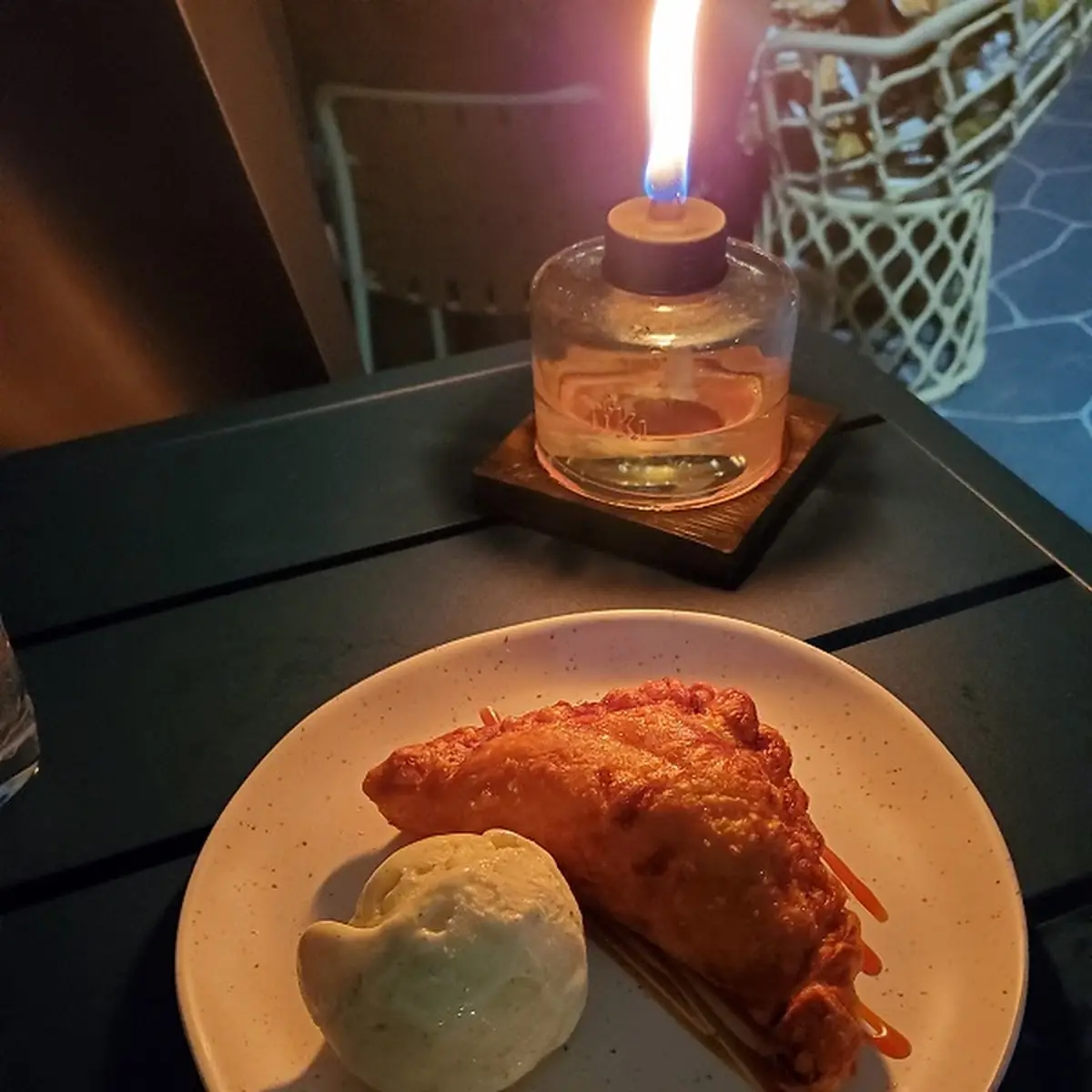 Caramelized Pineapple Turnover