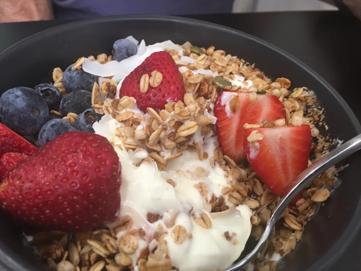 Muesli Yoghurt and Fruit, Little Gossip Cafe