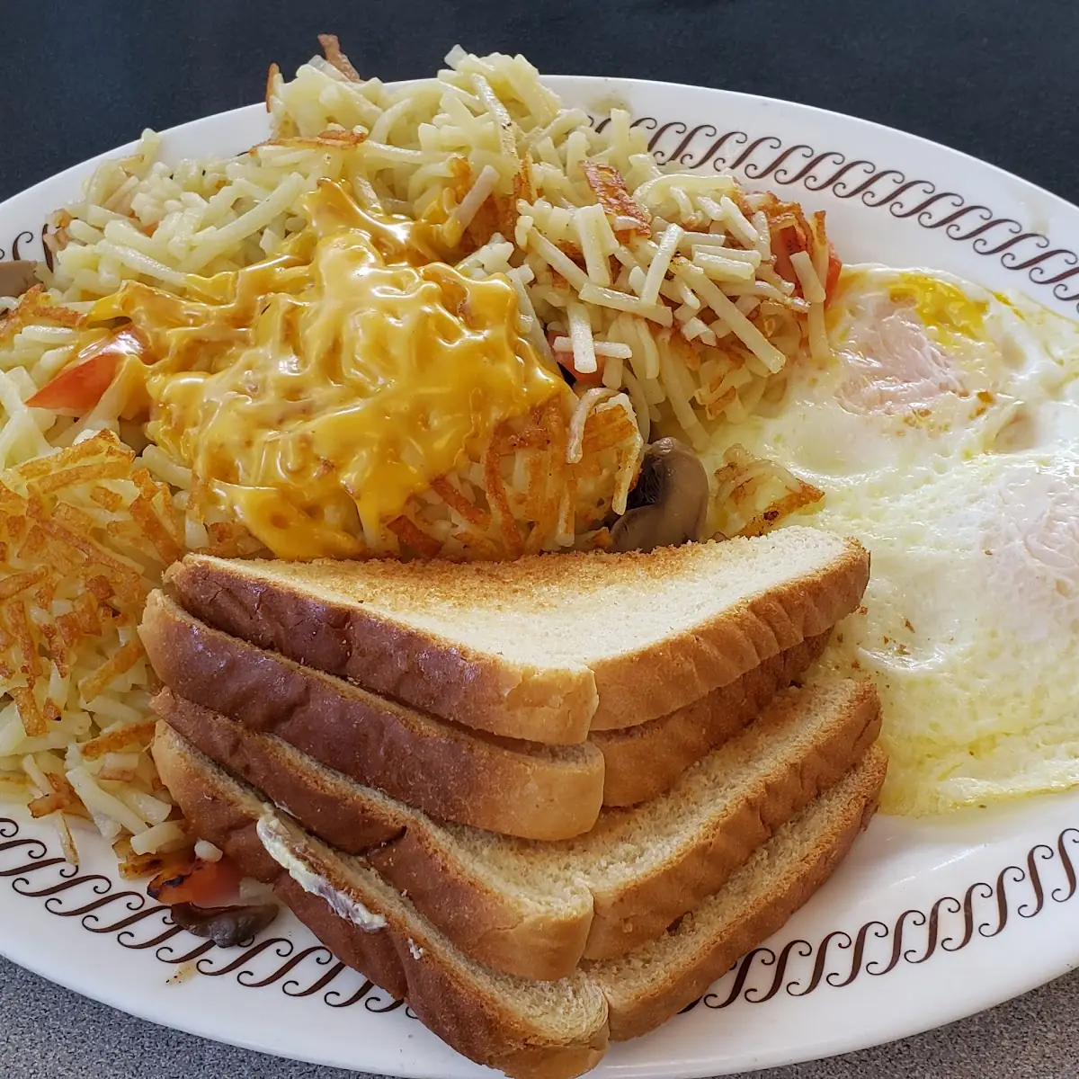 2 Egg Breakfast with Hash Browns